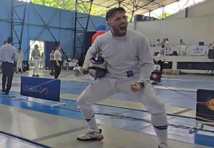 Arturo Dorati, ganó el oro en espada individual. Foto: Cortesía