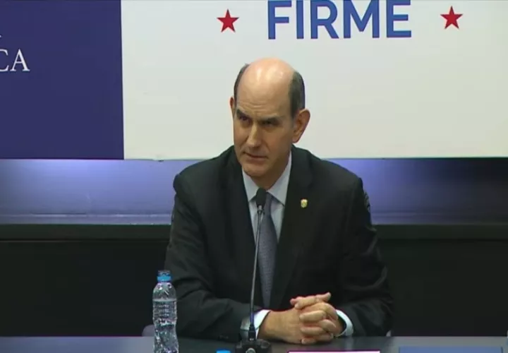 El ministro de Economía y Finanzas Felipe Chapman/ Foto captura de pantalla.