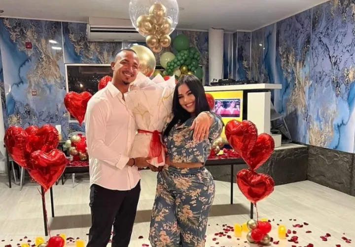 Luis Durango Jr. y Tatiana Vélez. Foto: Instagram