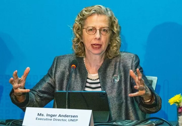 La directora ejecutiva del Programa de la ONU para el Medio Ambiente (Pnuma), Inger Andersen. Foto: EFE