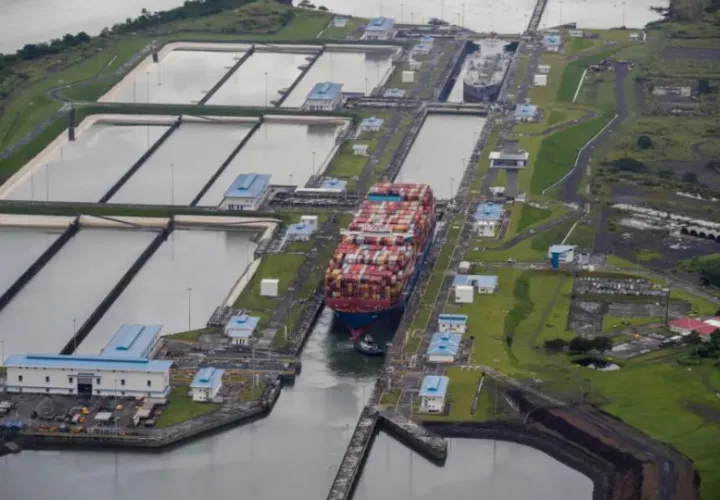 Canal de Panamá. Foto: EFE