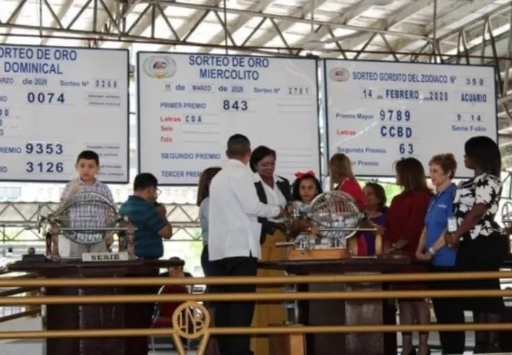 Sorteo tradicional de la Lotería Nacional de Beneficencia. Foto: Archivo.