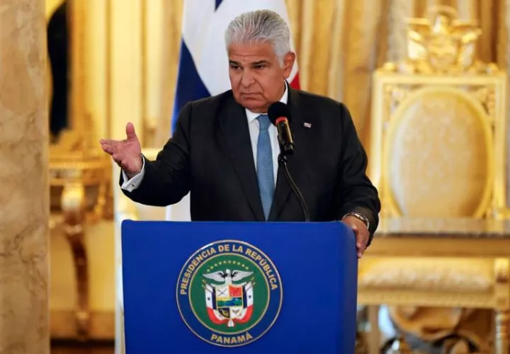 José Raúl Mulino, presidente de Panamá. Foto: EFE