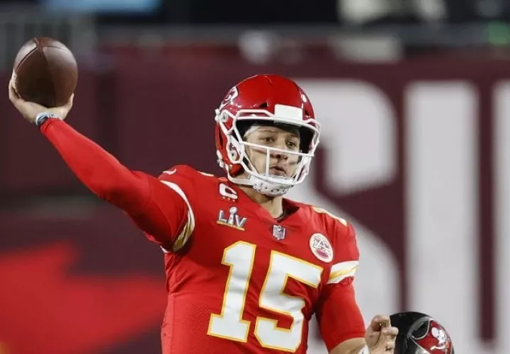 Patrick Mahomes de los Chiefs. Foto: EFE 