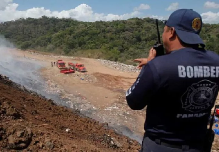 Tras los siniestros del año pasado, la vigilancia en el relleno se ha extremado. Foto: Cortesía  