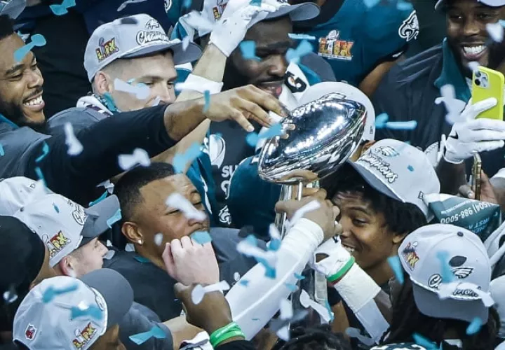 Eagles son los actuales campeones en la NFL. Foto: EFE