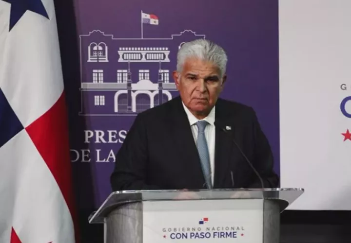 José Raúl Mulino, presidente de la República.