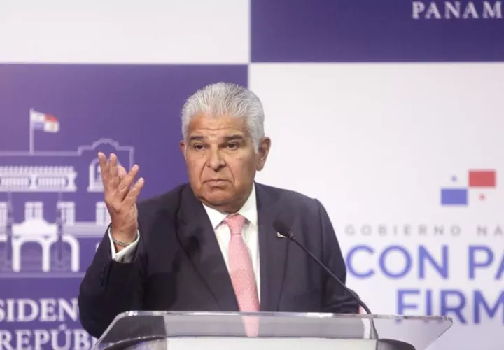 El presidente José Raúl Mulino hizo el anuncio en conferencia de prensa. Foto: EFE