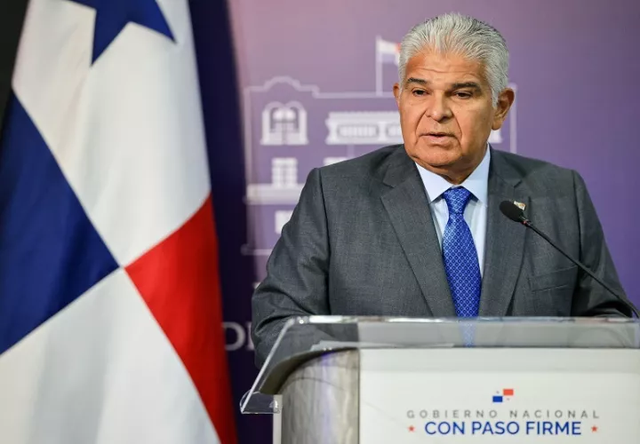 Presidente José Raúl Mulino.  Foto: Cortesía