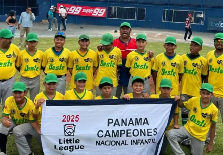 Panamá Oeste venció a Coclé en la final infantil. Foto: Cortesía