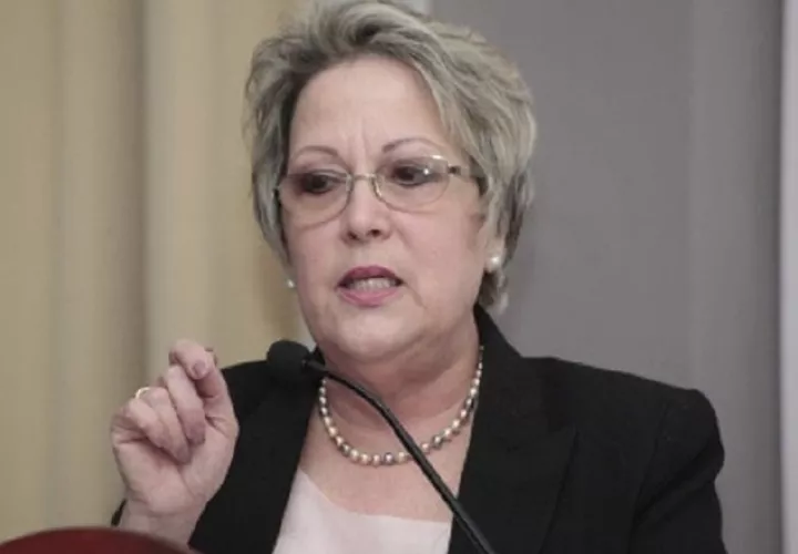 María Eugenia López, presidenta de la Corte Suprema.  Archivo
