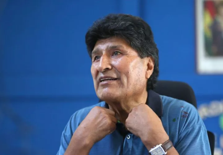 Evo Morales, expresidente de Bolivia. Foto: EFE
