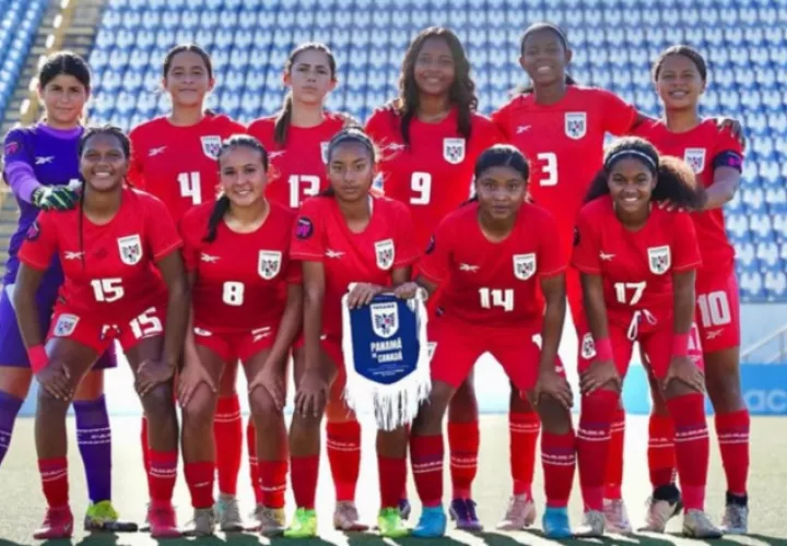 Equipo femenino Sub-17 de Panamá. Foto: FPF