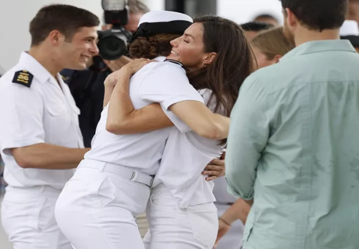 La princesa y la reina de España se encuentran luego de 3 meses. Foto: EFE