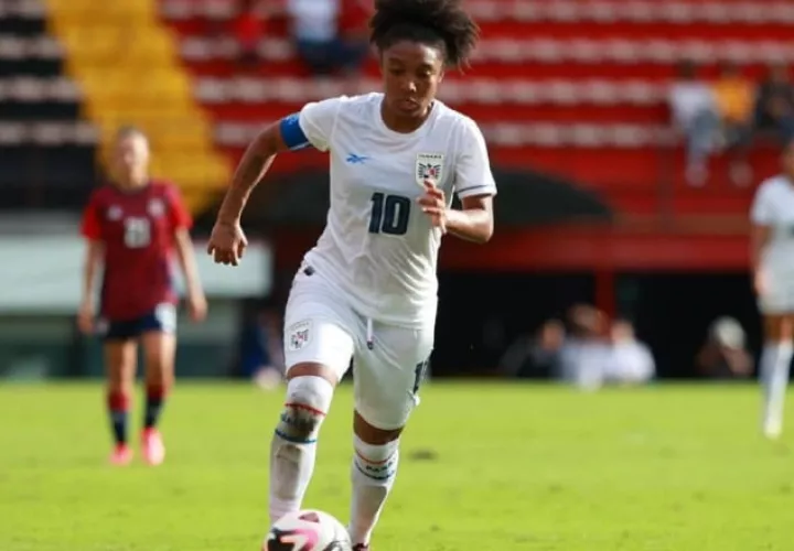 Marta Cox, jugadora de la selección panameña. Foto: FPF