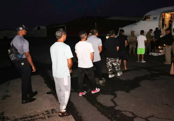 Vuelo de repatriación entre Panamá y Estados Unidos. Foto: Cortesía