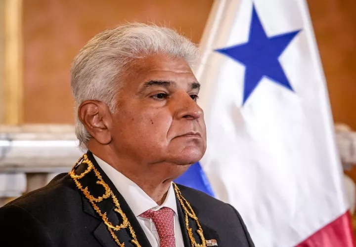José Rául Mulino, presidente de Panamá. Foto: EFE
