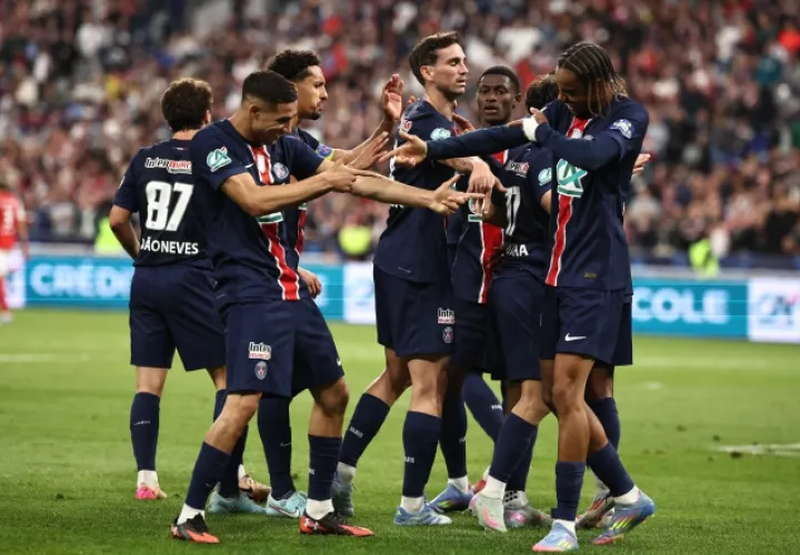 Jugadores del PSG de Francia Foto: EFE
