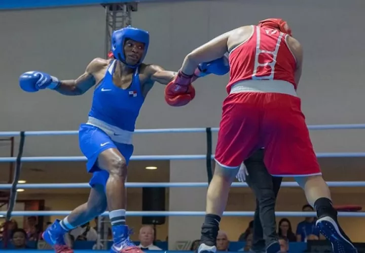 Atheyna Bylon (izq.) ganó oro en la Copa América. Foto: COP