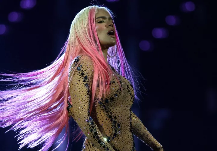 La cantante colombiana Karol G. Foto: EFE / J.P.Gandul