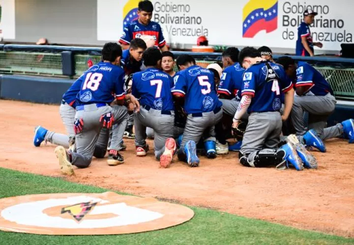 Equipo de Panamá en la Serie del Caribe Kids 2025. Foto: Cortesía