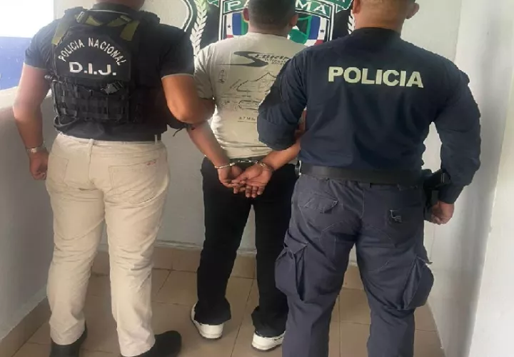 Las evidencias y los aprehendidos pasaron a manos del Ministerio Público para que se continúe con el proceso de judicialización.  Foto. Policía Nacional