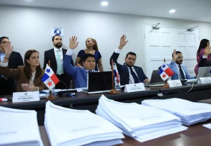 Sesión del pasado jueves 14 de agosto de la Comisión de Presupuesto. Foto: Cortesía