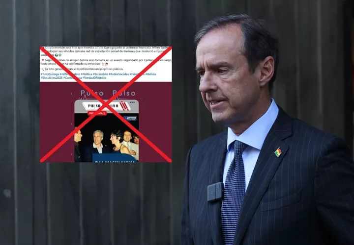 Jorge Quiroga marca bien en las encuestas presidenciales de bolivia. Foto EFE