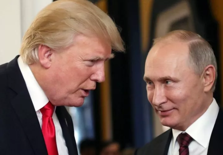 Donald Trump y Vladímir Putin se reunieron recientemente en Alaska, Foto EFE