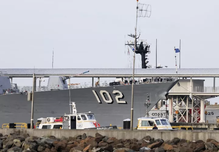  El USS Sampson es un destructor lanzamisiles. Foto: EFE