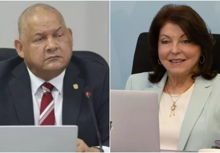 Benicio Robinson y Roxana Méndez