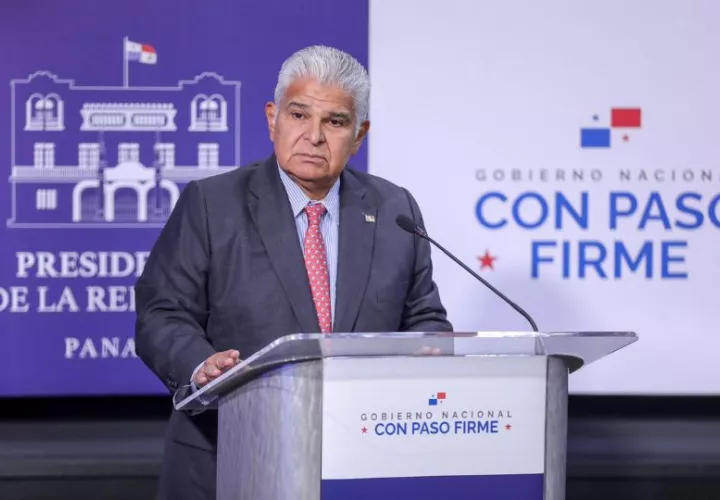 José Raúl Mulino, presidente de la República. Foto: Cortesía