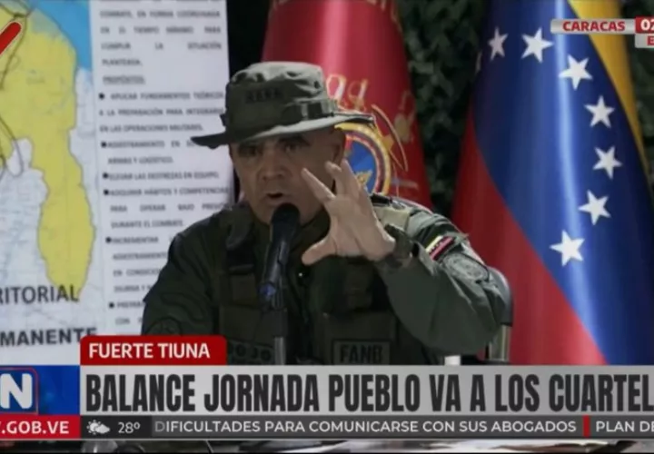 El ministro de Defensa de Venezuela, Vladimir Padrino López. Foto: EFE