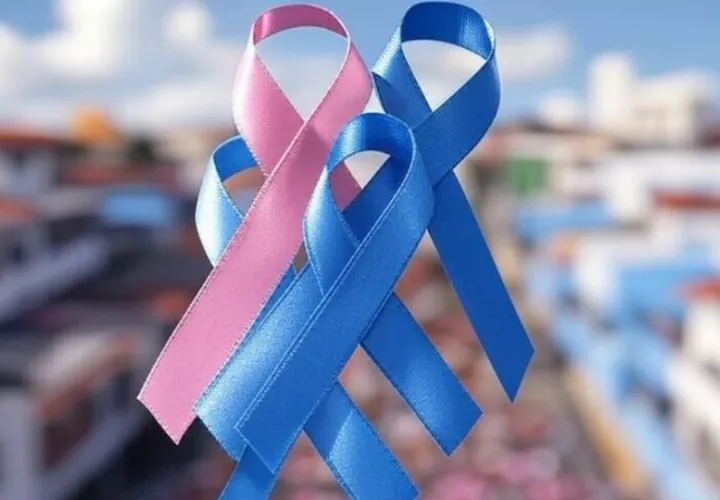 En octubre se conmemora la campaña de la cinta rosa y celeste. Foto: Ilustrativa / Grok