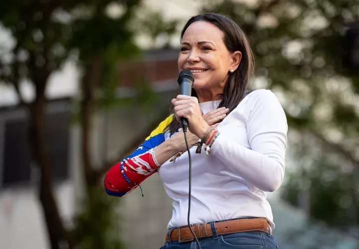 María Corina Machado, ganadora del Premio Nobel de la Paz 2025. Foto: EFE