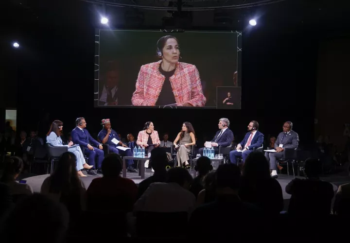 Maruja Herrera, ministra de Cultura. Foto: EFE