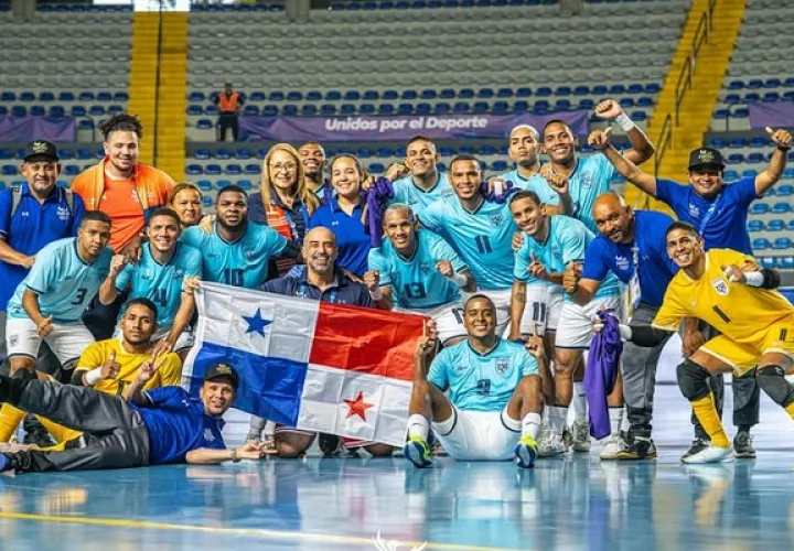 Panamá futsal masculino se llevó el oro en Guatemala. Foto: COP