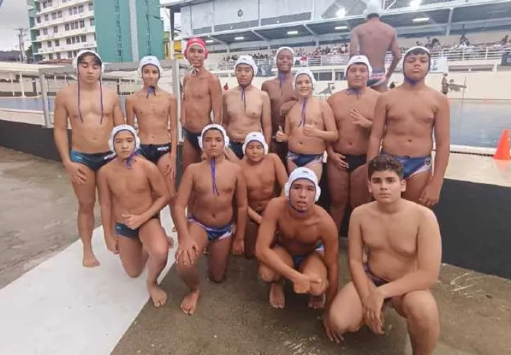 Representación panameña de Waterpolo. Foto: Cortesía