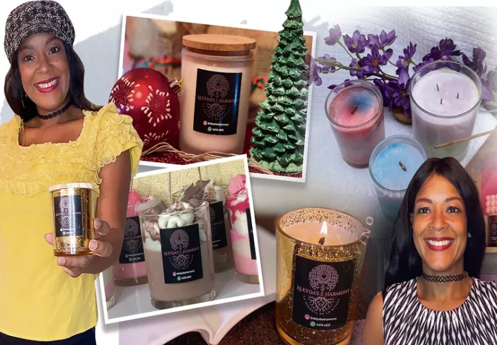La emprendedora, antes de iniciar su negocio de velas aromáticas, laboró por 10 años en una empresa de renombre local. Foto: Epasa