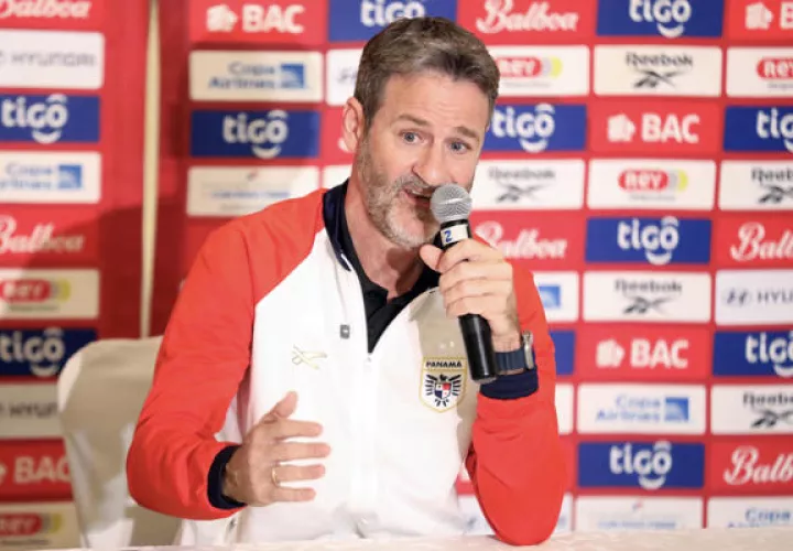 Thomas Christiansen, técnico de Panamá. Foto:EFE