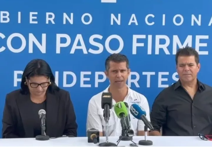 Pandeportes realizó este domingo una conferencia de prensa. Foto: Cortesía