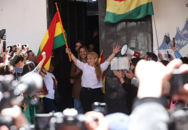  La expresidenta interina de Bolivia Jeanine Áñez (2019-2020). Foto: EFE