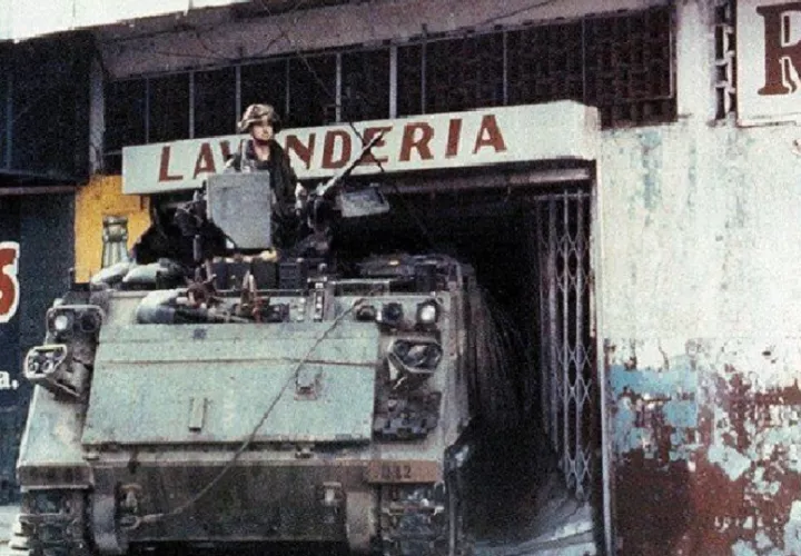 El 20 de diciembre de 1989 en la madrugada unos 26.000 soldados del ejército más poderoso del mundo invadieron Panamá. Foto: Archivo