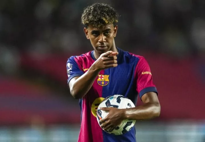 Lamine Yamal. Foto:EFE