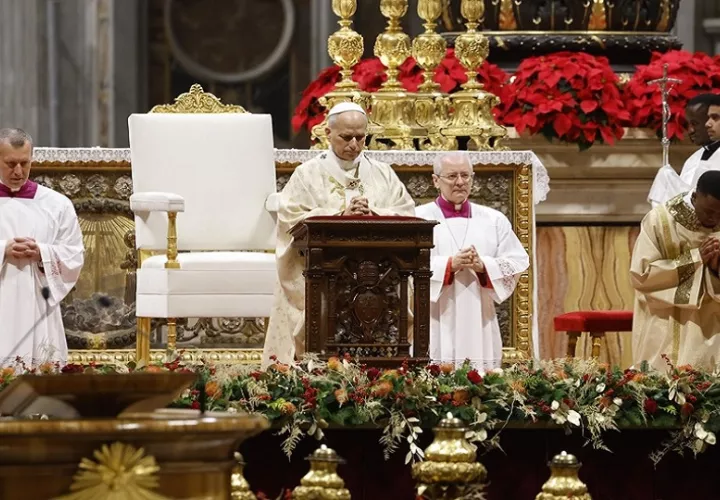 El papa León XIV recordó este jueves el sufrimiento de los habitantes de Gaza y el de los desplazados y refugiados en cada continente. Foto: EFE