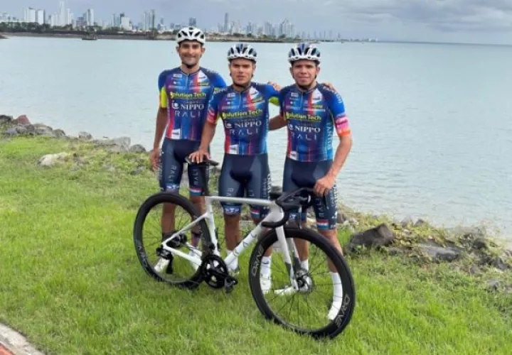 Roberto González, Carlos Samudio y Franklin Archibold, estarán compitiendo en  Italia. Foto: Cortesía