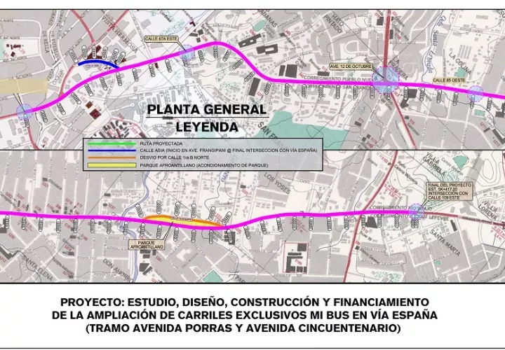 La obra tendrá una longitud total de 5.4 kilómetros