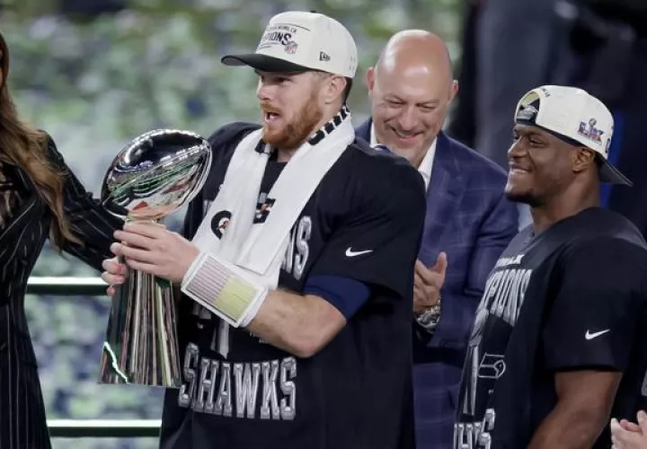 Sam Darnold, mariscal de campo de los Seattle Seahawks. Foto: EFE