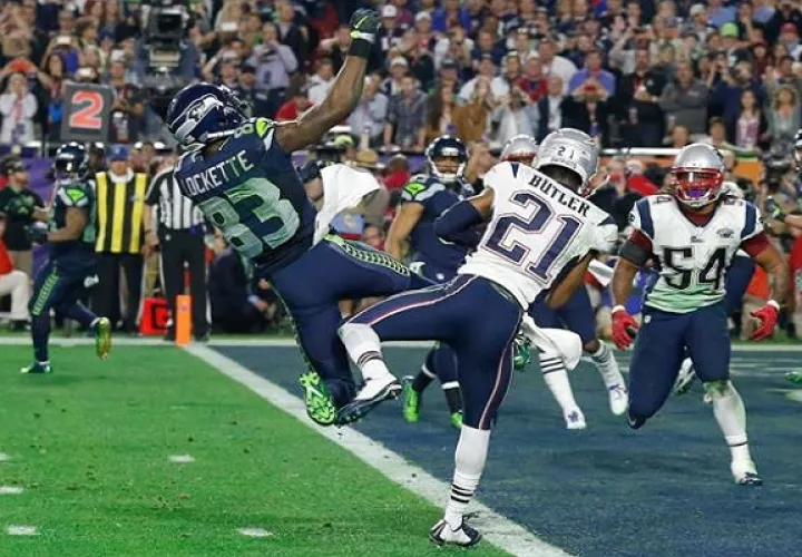 Patriots le ganó a  Seattle Seahawks el Super Bowl en el 2015. Foto:EFE/Archivo