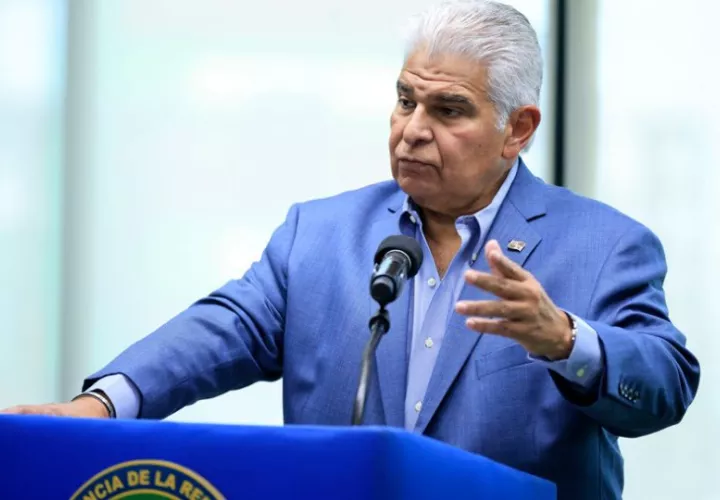 El presidente de Panamá José Raúl Mulino. Foto: EFE